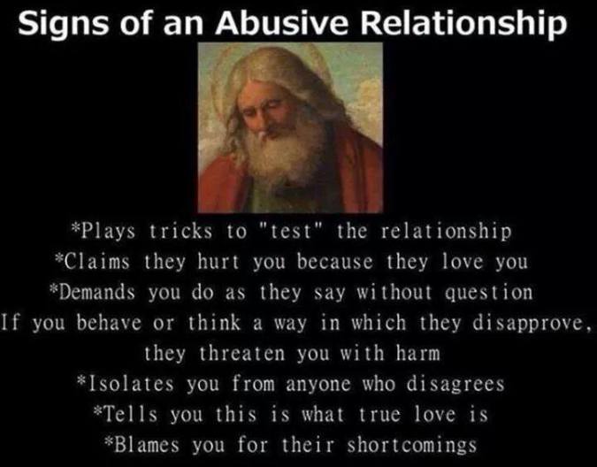 gods abusive relationship