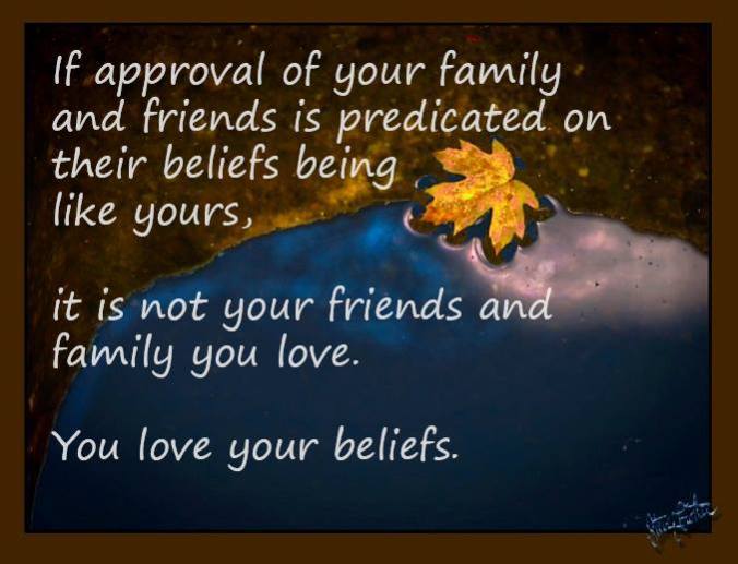if approval of your family